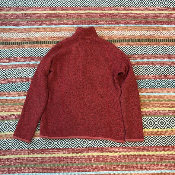 Patagonia Women's Better Sweater Quarter Zip Pullover  - Red! - Picture 2 of 5